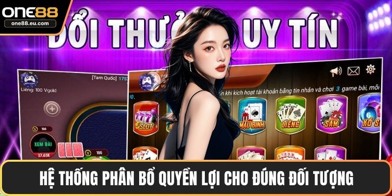 Hệ thống phân bổ quyền lợi cho đúng đối tượng