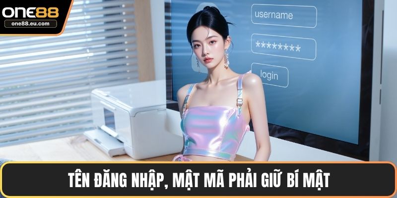 Tên đăng nhập, mật mã phải giữ bí mật